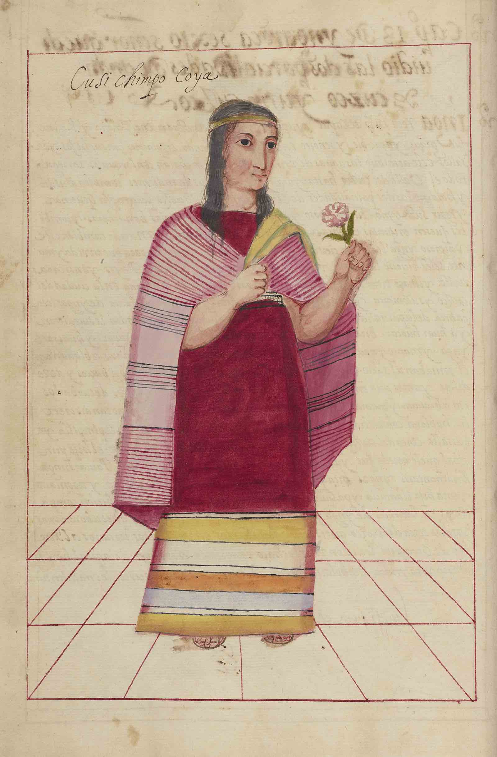 Cusi Chimpo, Postconquest Peruvian, completed in 1616