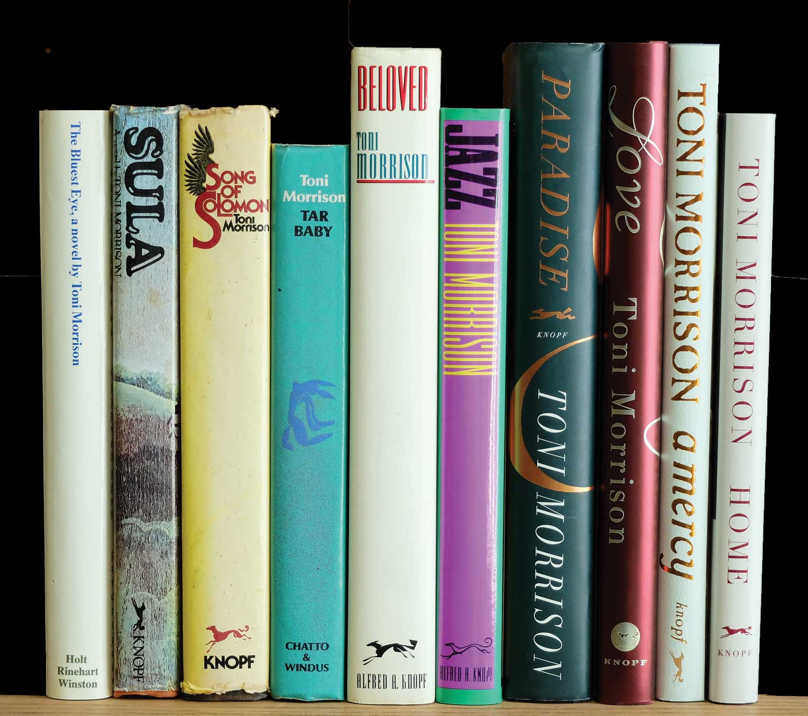 Toni Morrison novels and first editions