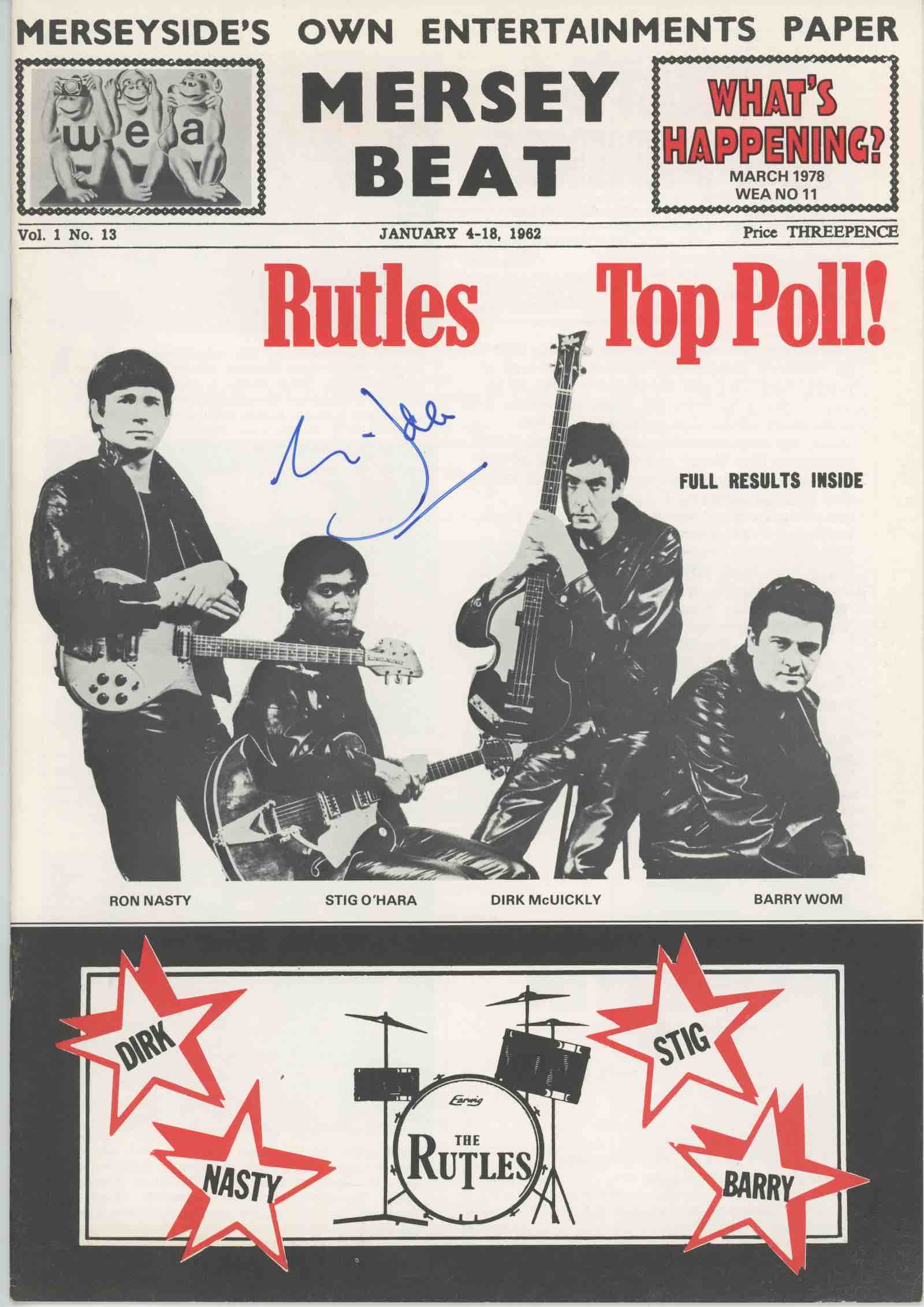 Special “The Rutles” issue of What's Happening? from WEA Records Ltd