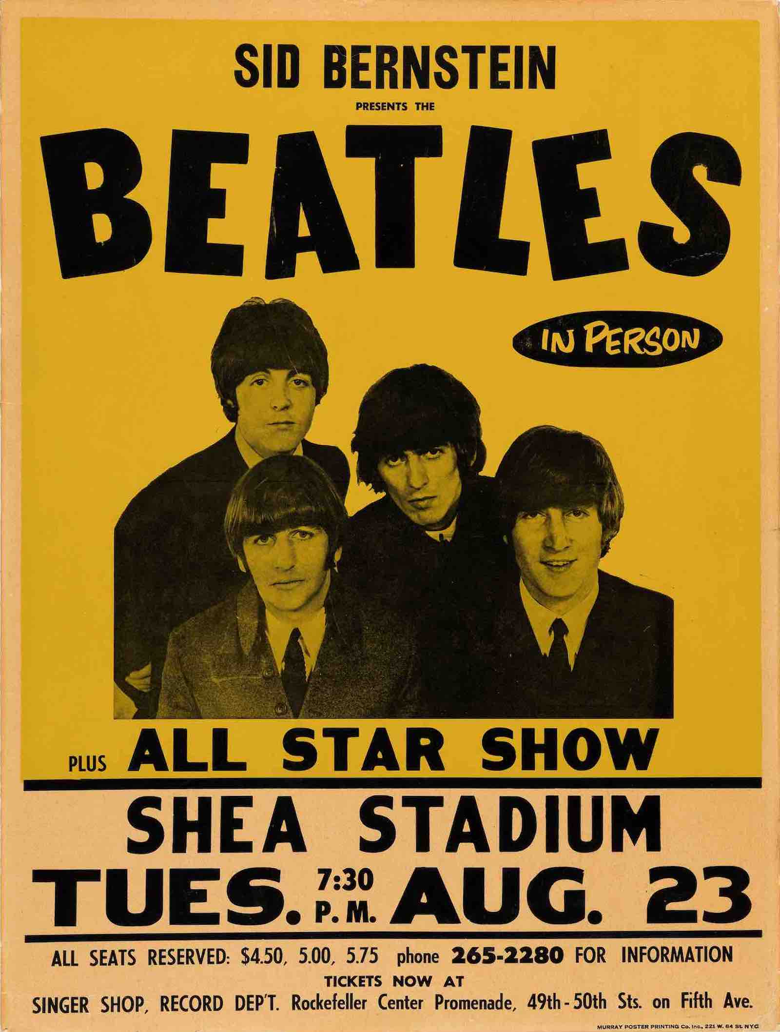The Beatles 1966 Shea Stadium