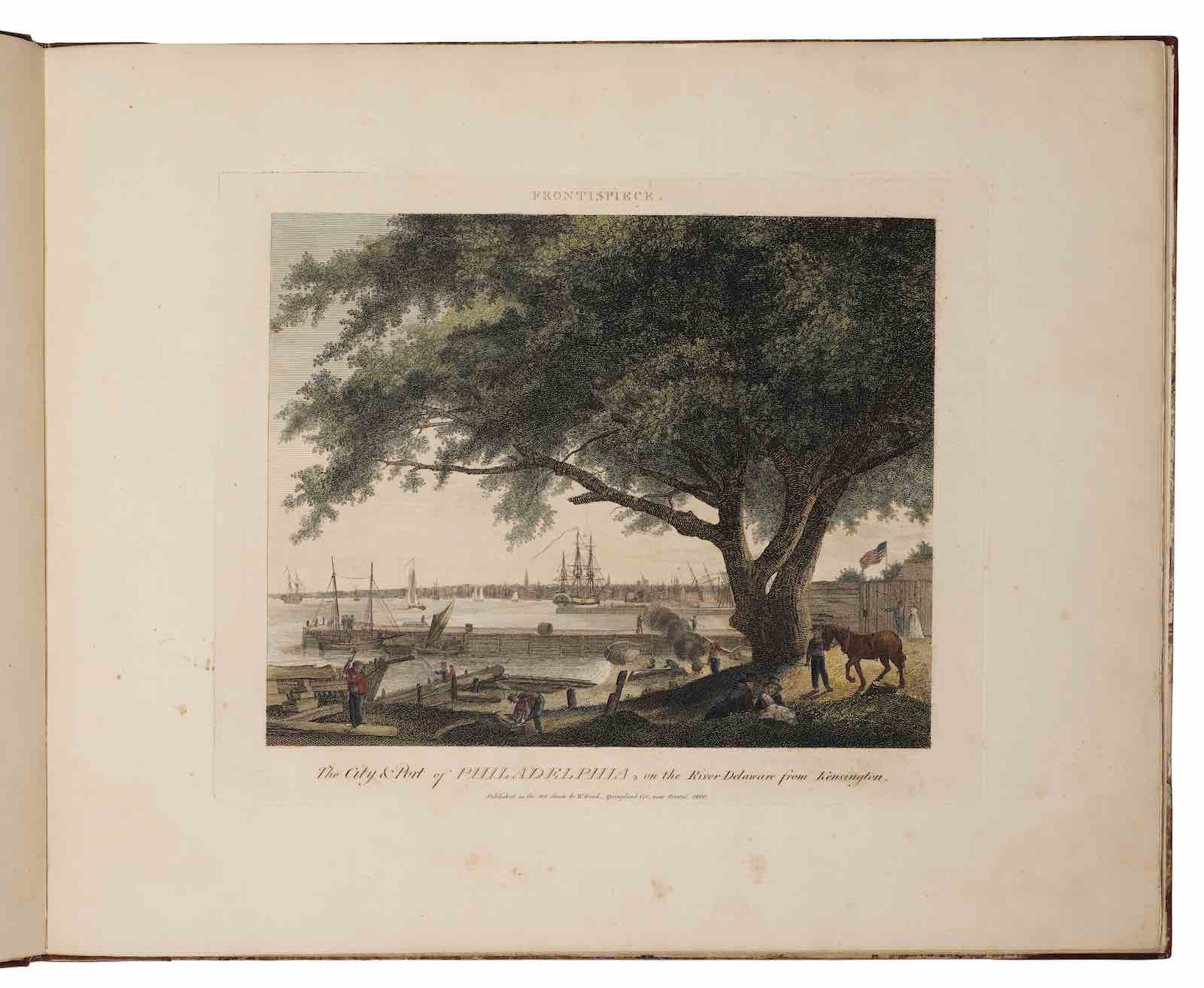 The City of Philadelphia, in the State of Pennsylvania, North America; as it appeared in 1800