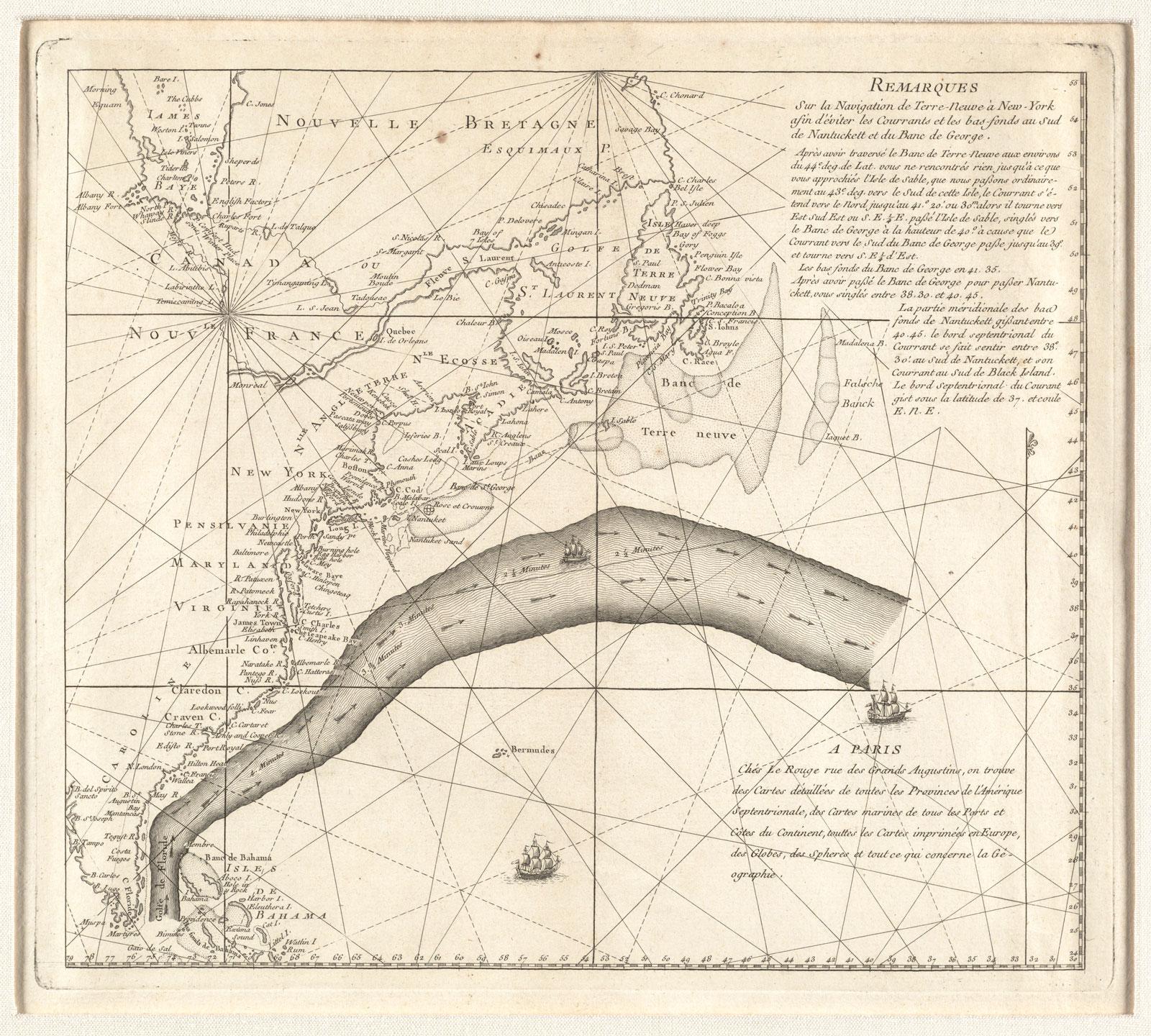French edition of Franklin’s map