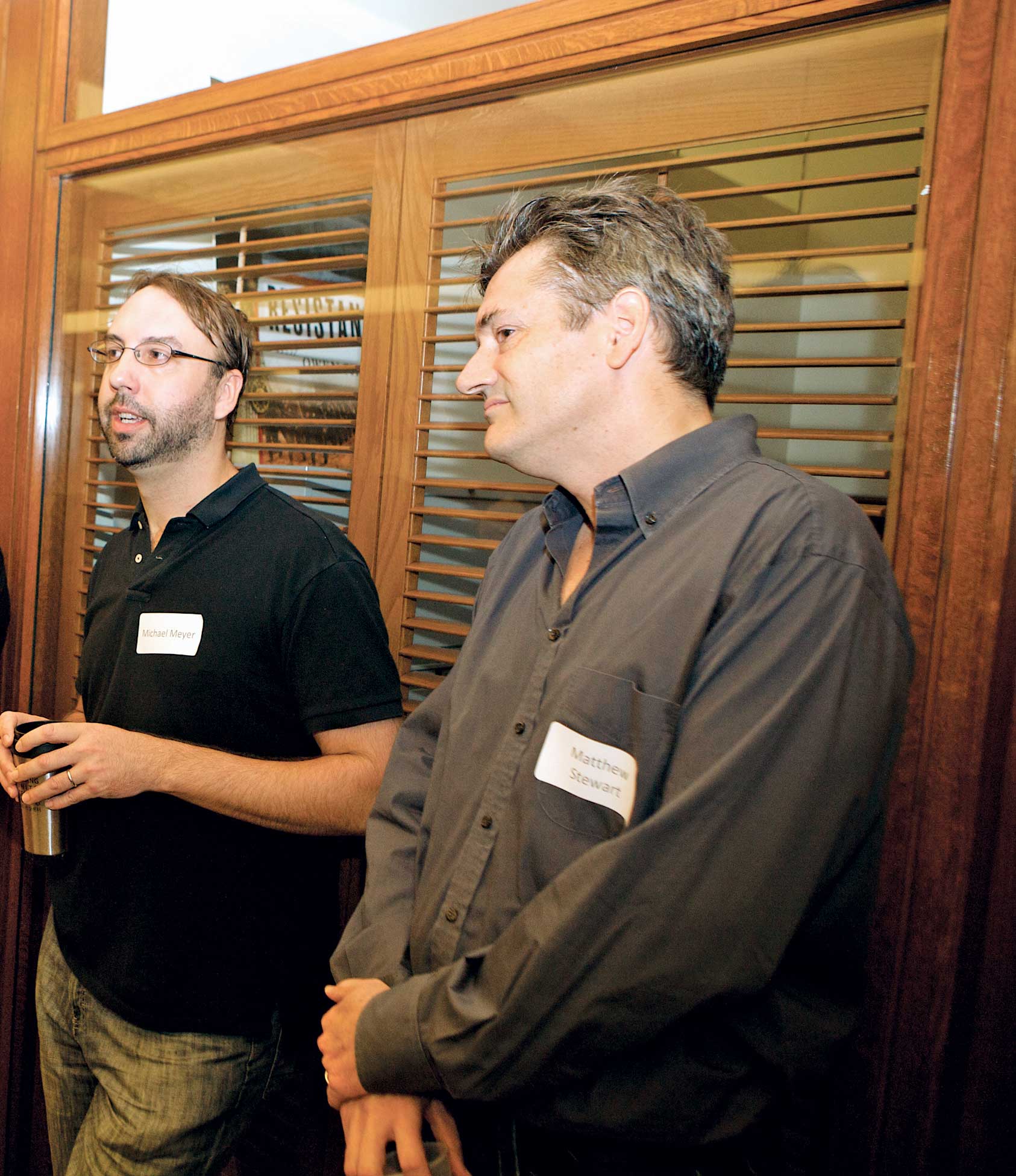 Michael Meyer and Matthew Stewart.