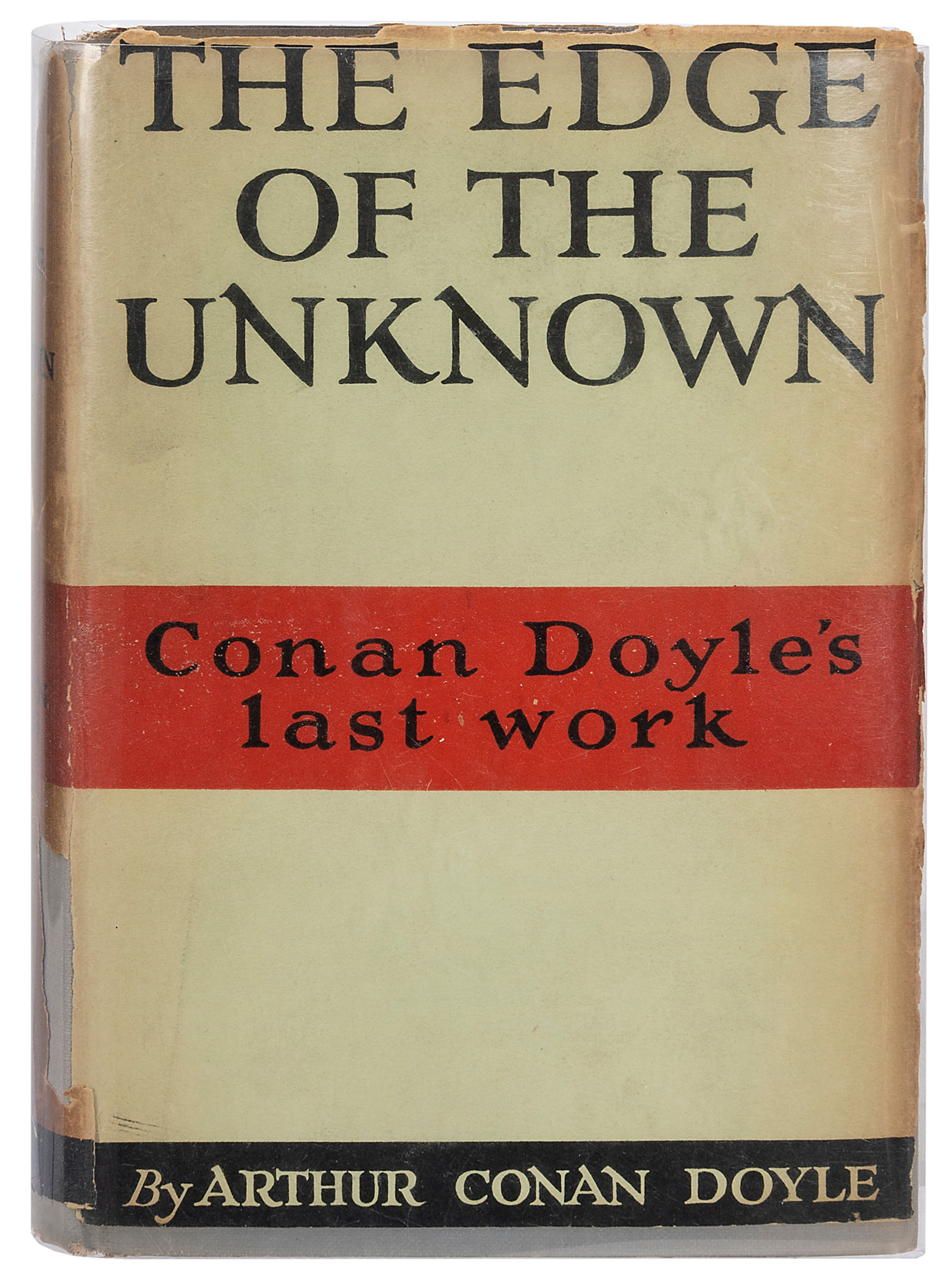 First English edition, American issue of The Edge of the Unknown by Arthur Conan Doyle (1930) in its original jacket
