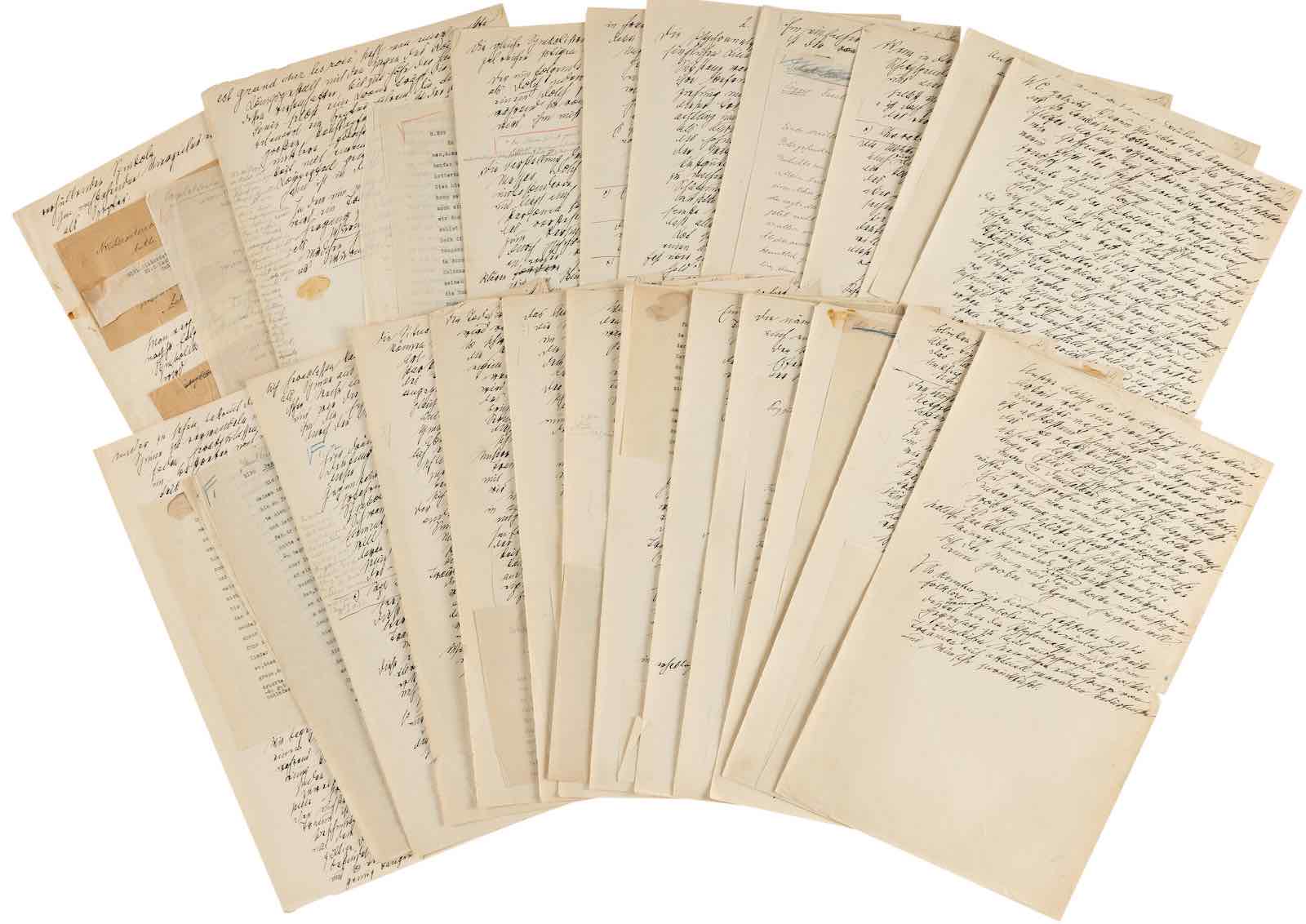 An Extraordinarily Rare Handwritten Sigmund Freud Manuscript