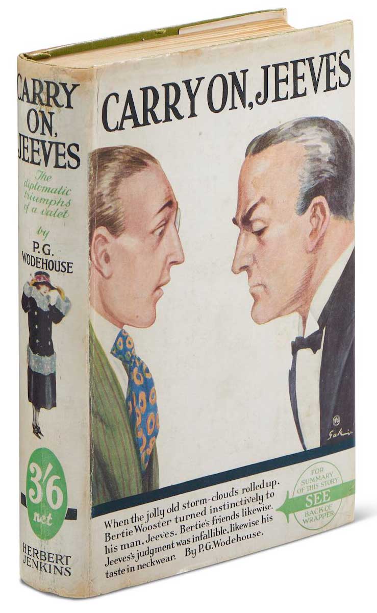 Carry on Jeeves by PG Wodehouse