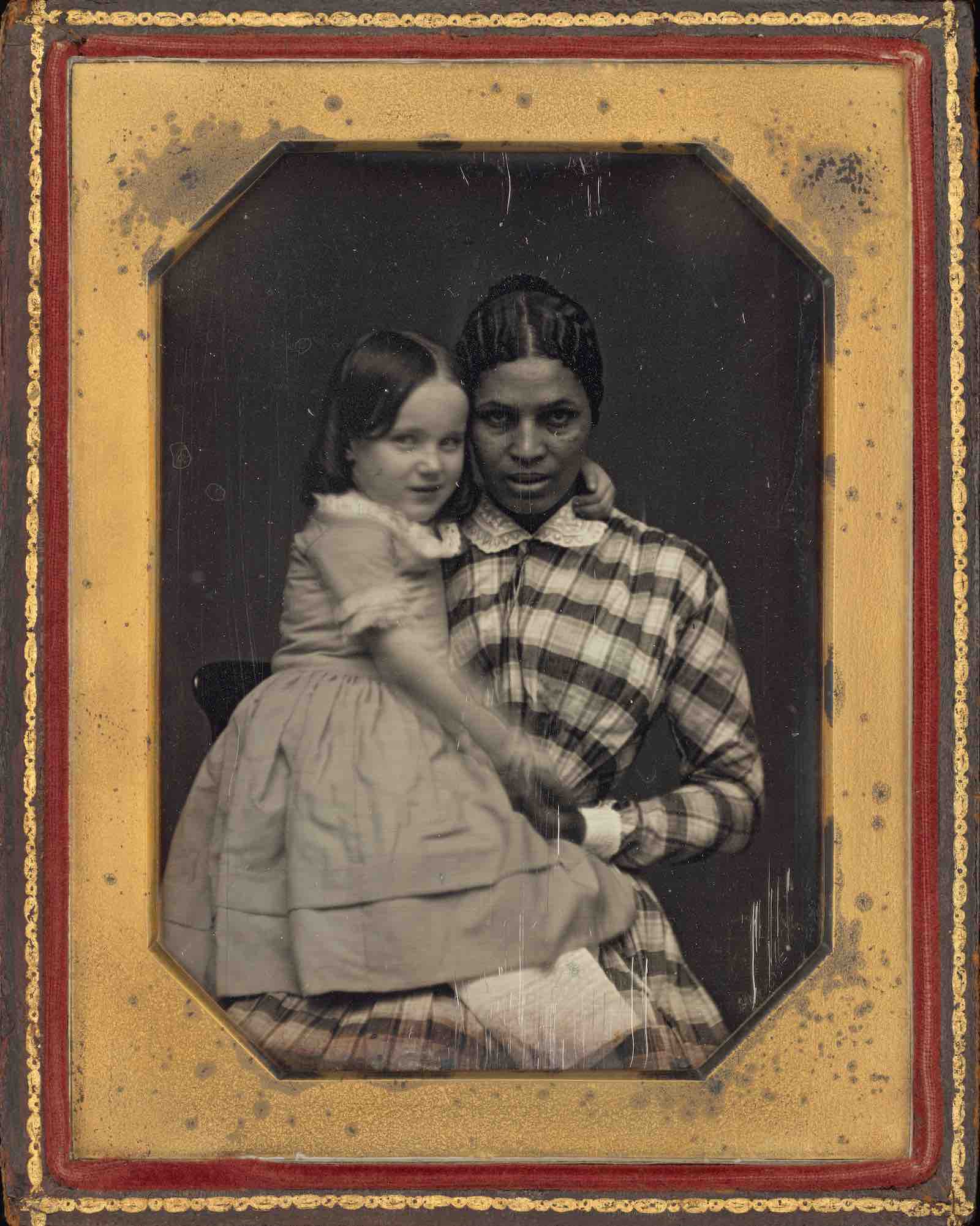 Joseph D. Marsters. Martha Ann "Patty" Atavis and Anna Whitridge, 1848, daguerreotype