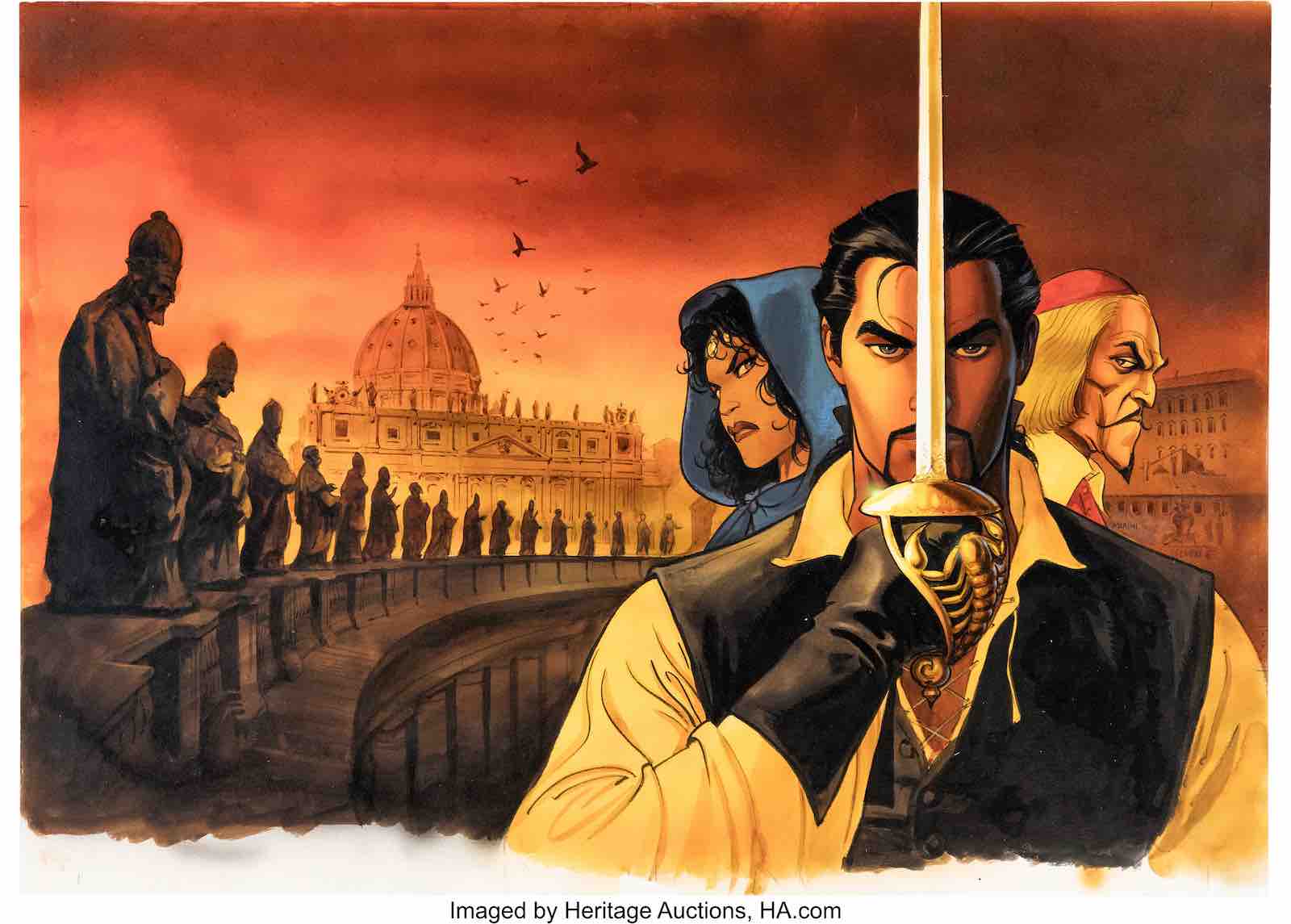 Enrico Marini, Le Scorpion, La Marque du Diable #1 cover