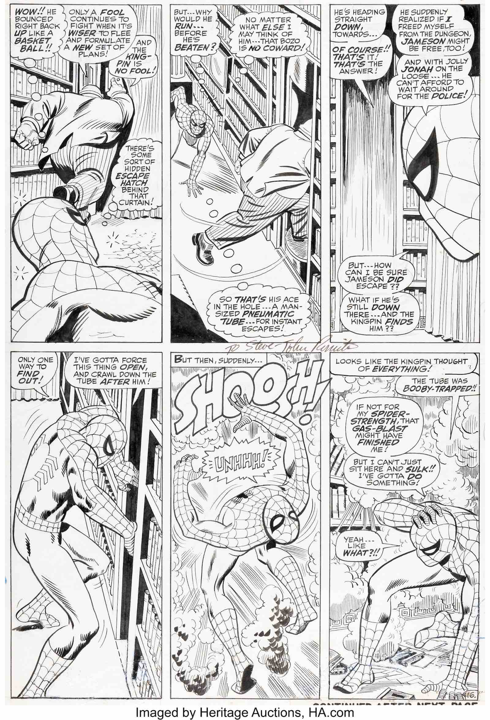 John Romita Sr. and Mike Esposito, Amazing Spider-Man #52 page 16