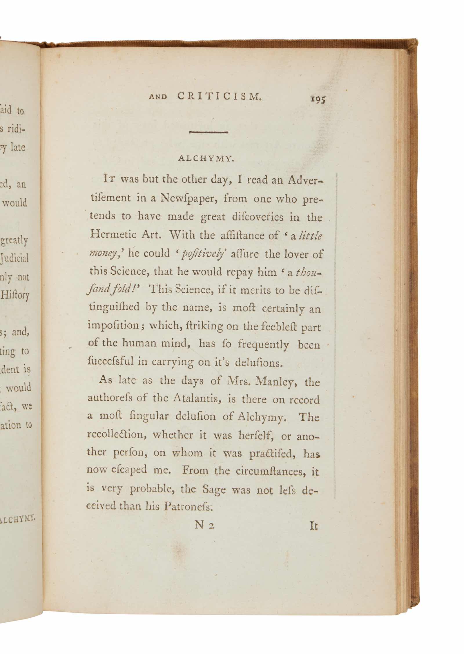 An example of Austen's markings of the book