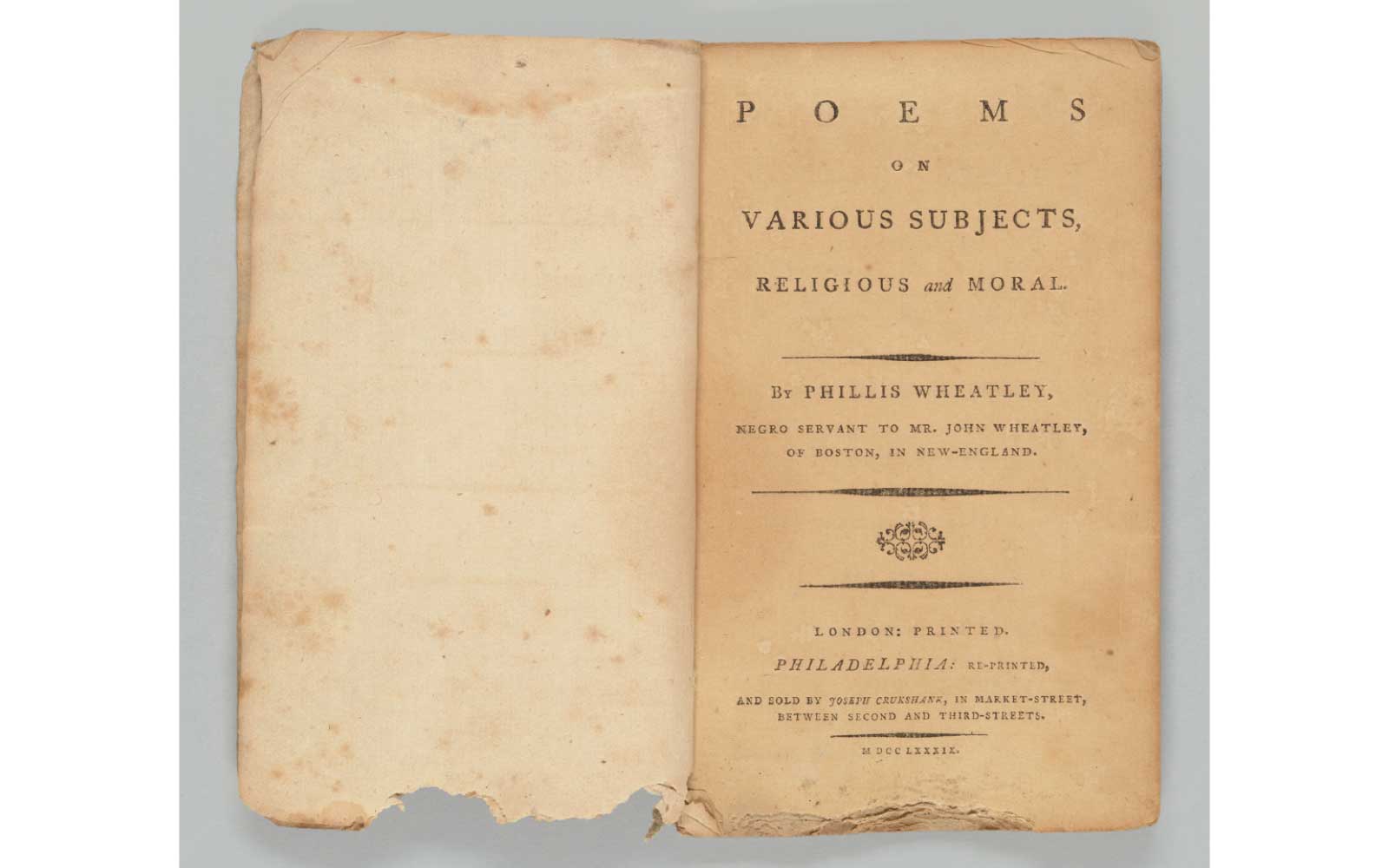 Poems on Various Subjects, Religious and Moral.