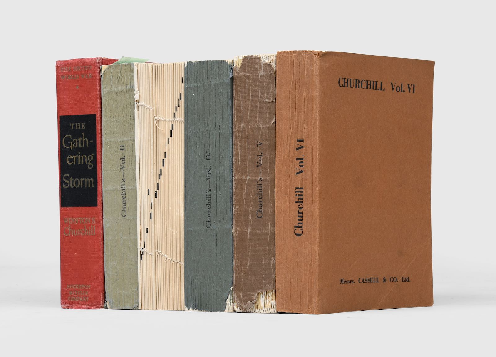 The Second World War: corrected proof copies, typescripts, notes, letters, and associated material by Winston S. Churchill (1948).