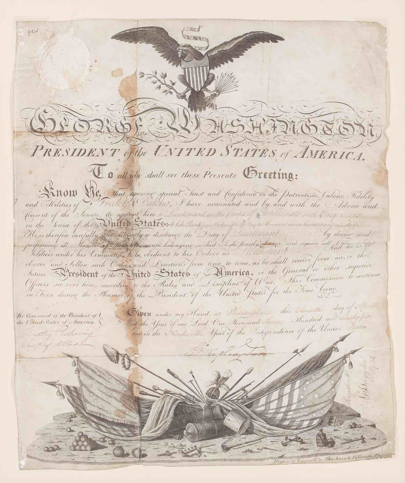 A George Washington military appointment