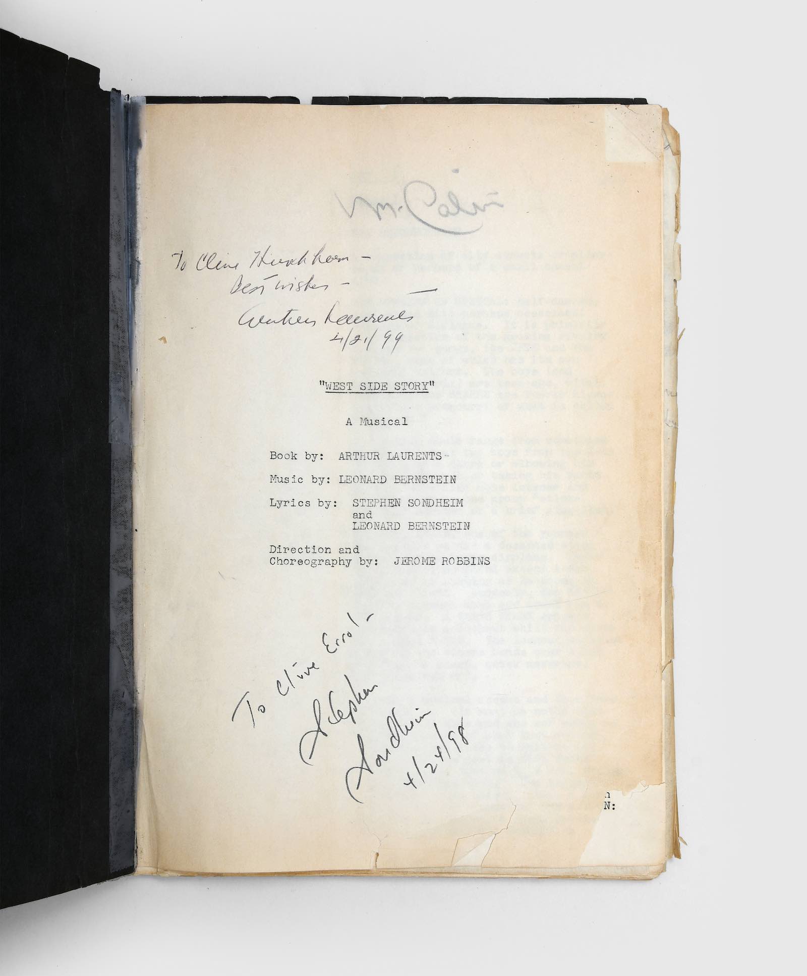 The West Side Story script