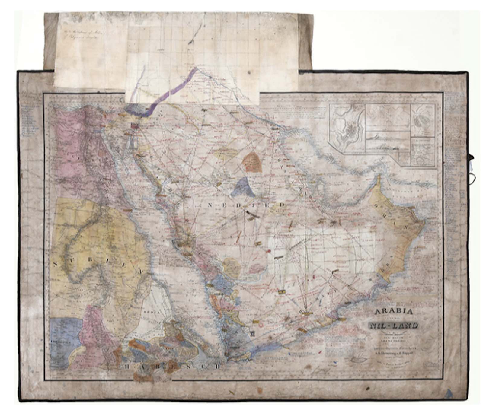 William Henry Shippard’s copy of Arabia und das Nil-Land by Carsten Niebuhr; L. G. Ehrenberg; Eduard Rüppel
