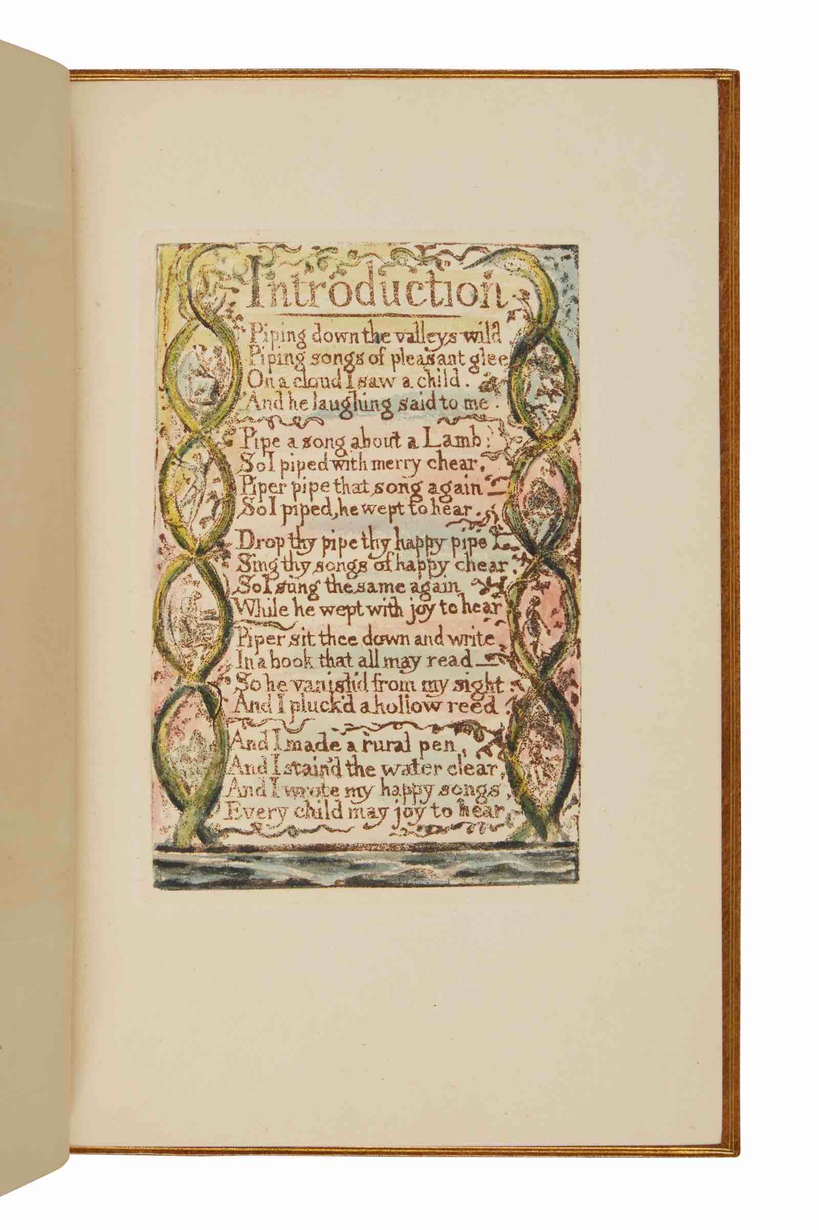 The Rothschild copy of William Blake’s Songs of Innocence and of Experience Shewing the Two Contrary States of the Human Soul