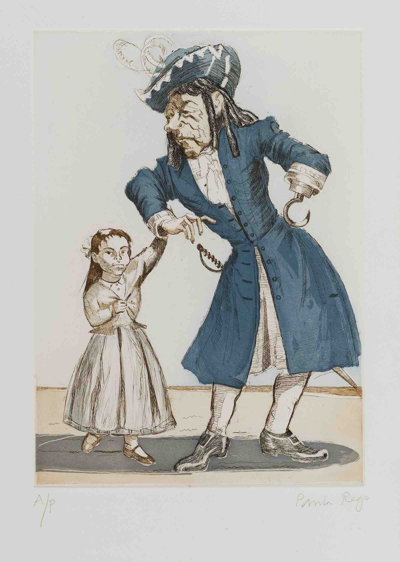Wendy and Hook, 1992 Coloured etching and aquatint