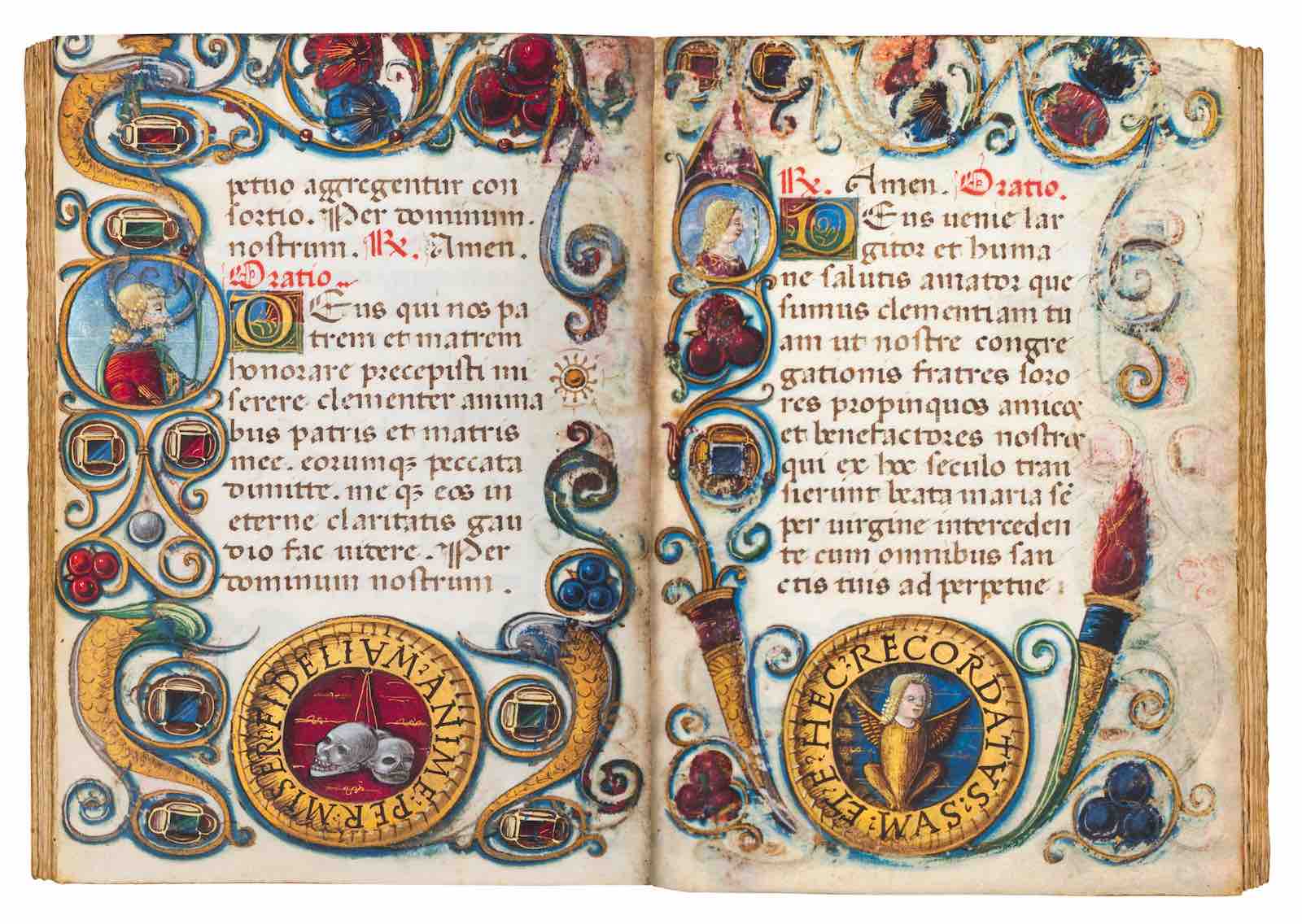 A book of hours   Made as a gift for Bianca Maria Sforza