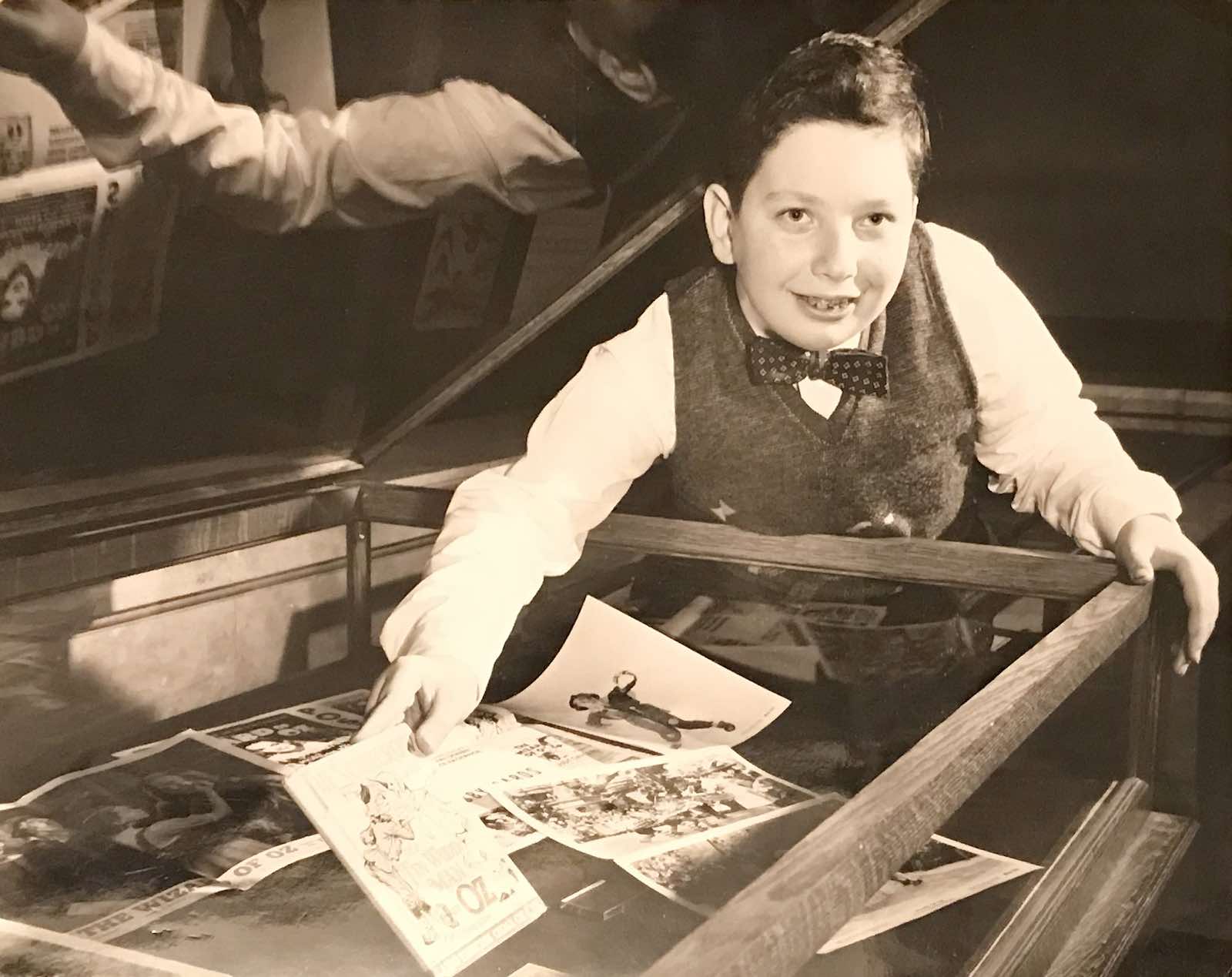 A young Justin G. Schiller
