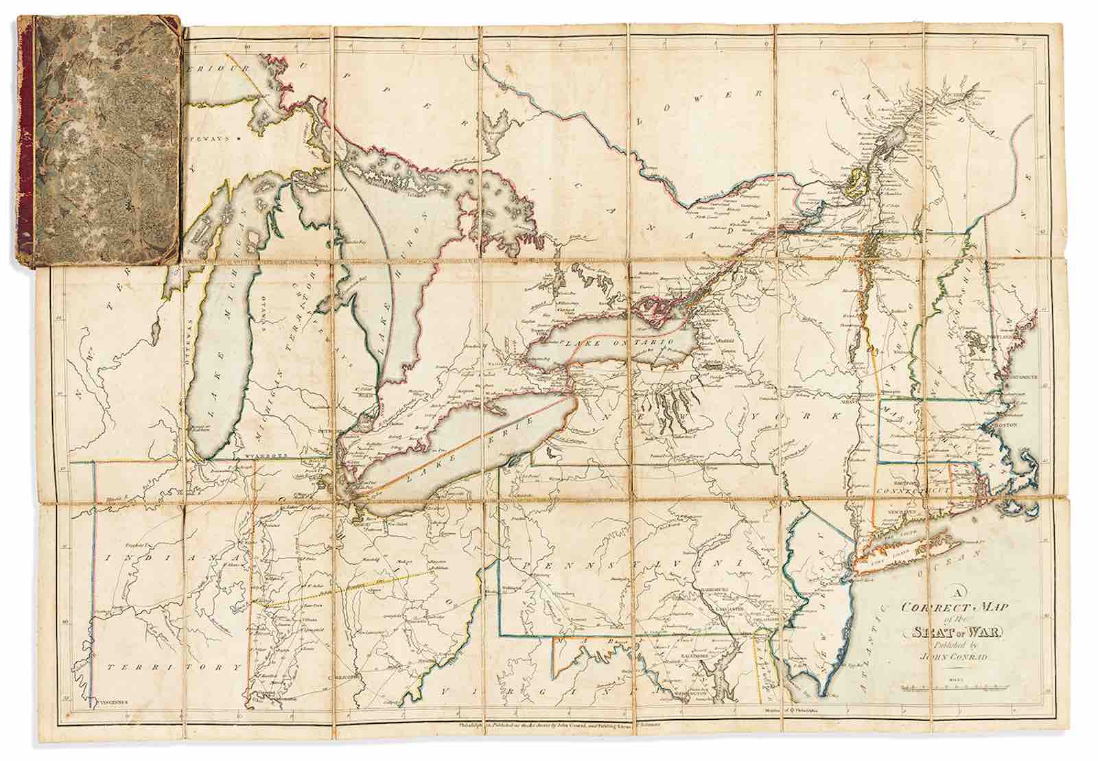 Samuel Lewis and Samuel Harrison, engraver, A Correct Map of the Seat of War