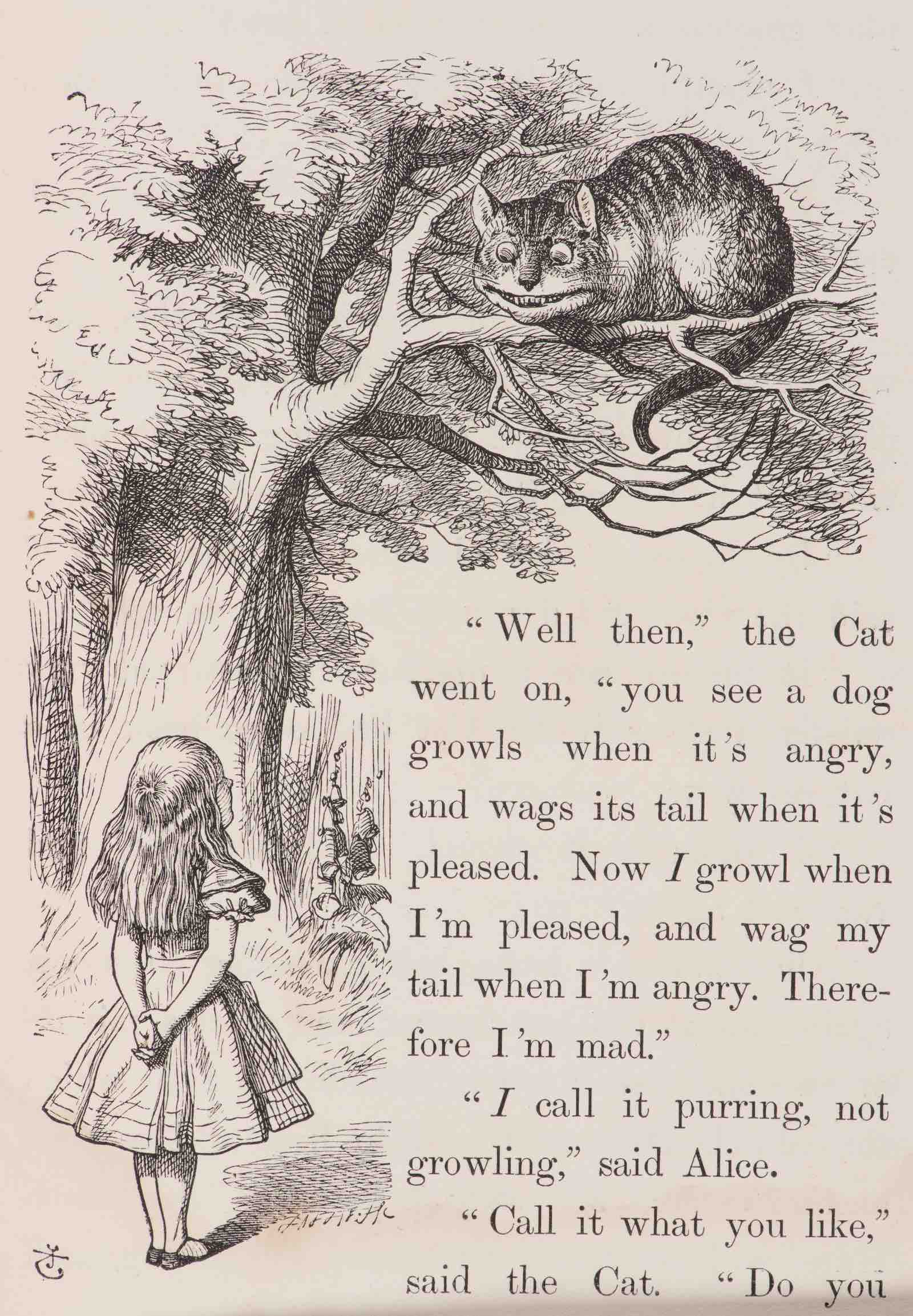 John Tenniel, iIllustration from Alice’s Adventures in Wonderland, (London: Macmillan, 1866)