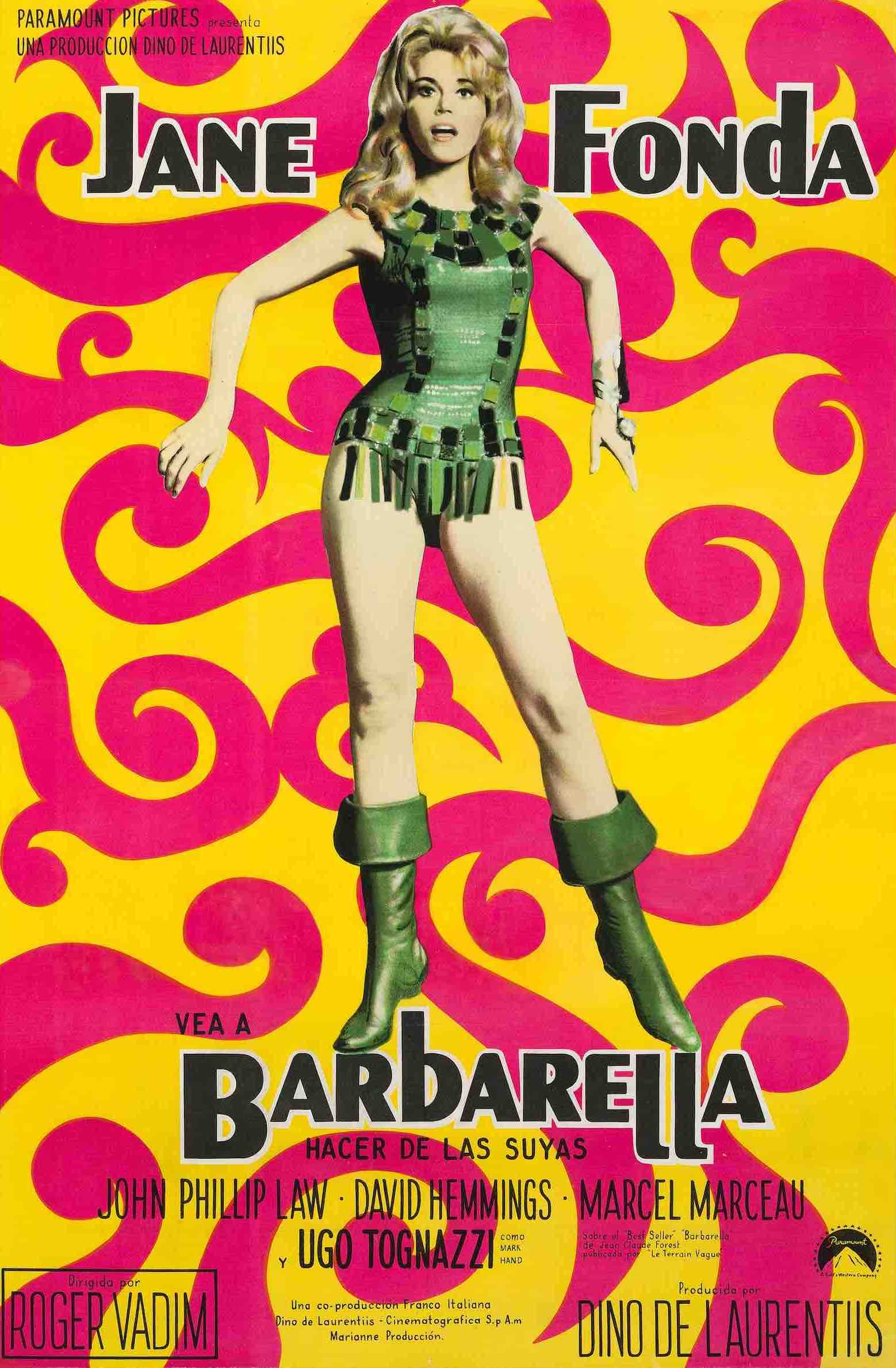 Barbarella (Paramount, 1968) Argentinian one sheet