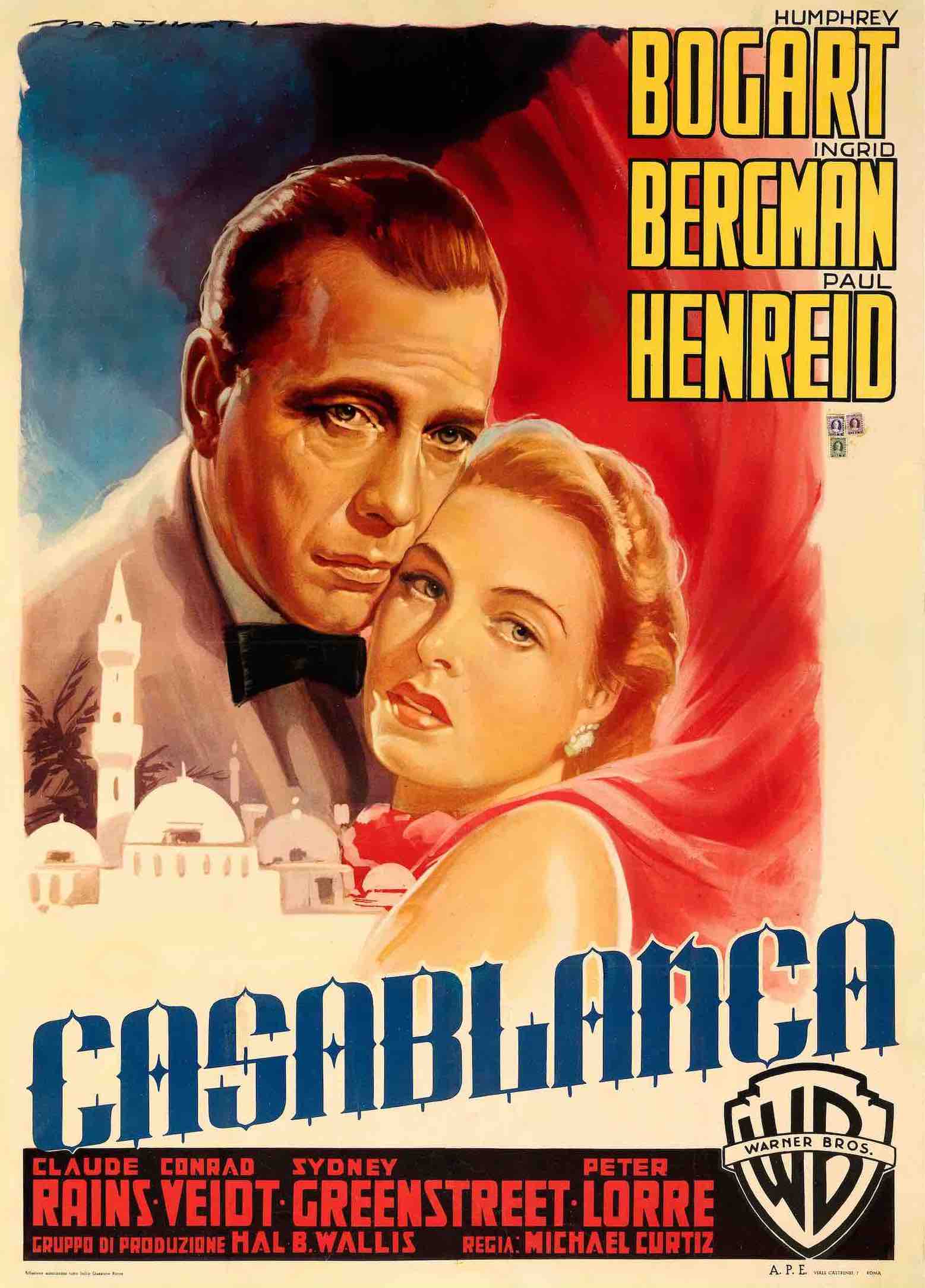 Casablanca (Warner Bros., R-1953) Italian