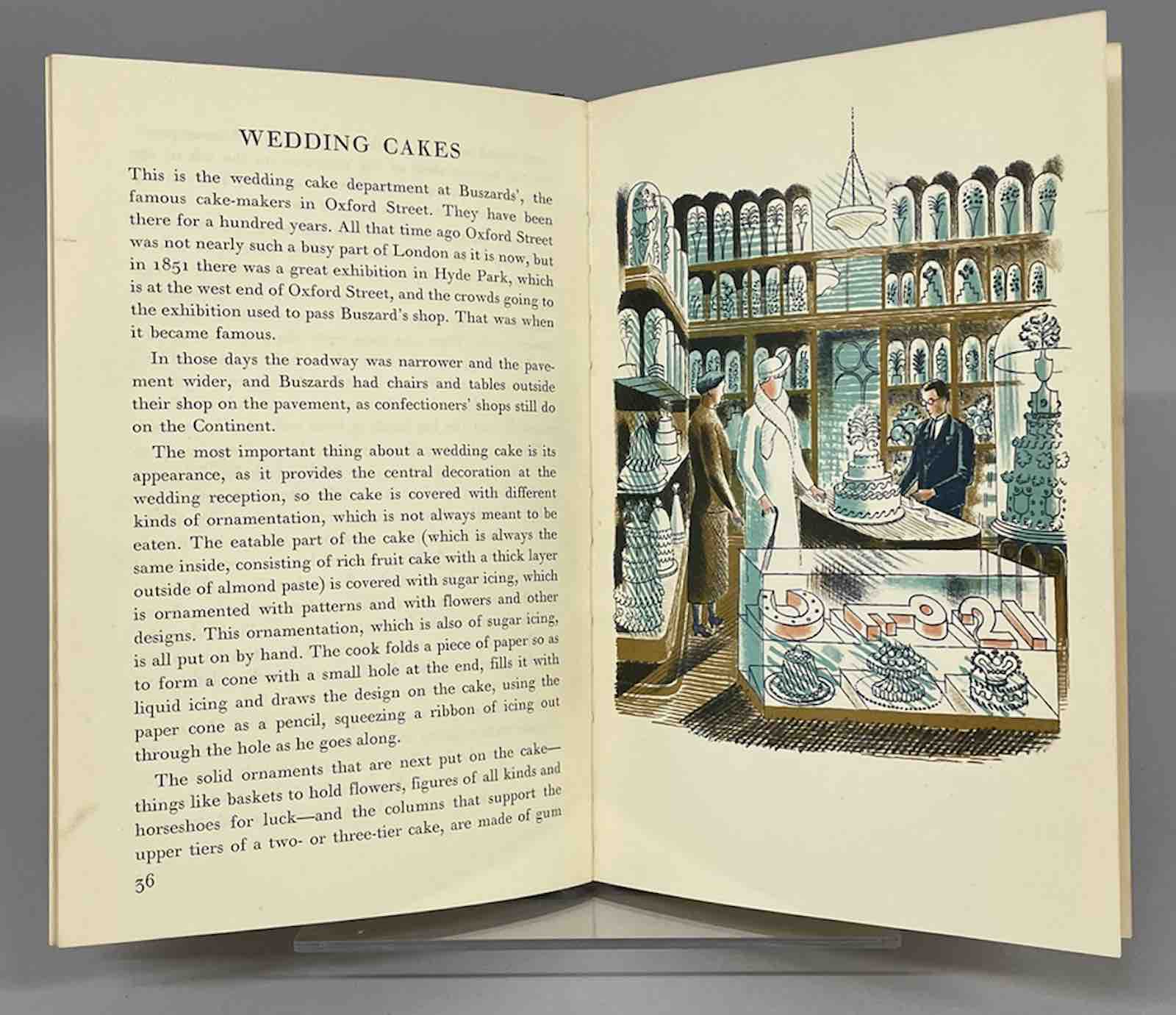 High Street, 1938, by Eric Ravilious, commissioned by Noel Carrington for Country Life