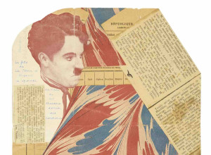 Collage-letter by André Breton addressed to Louis Aragon in 1918