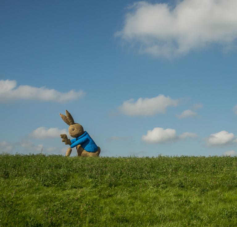 Peter Rabbit statue