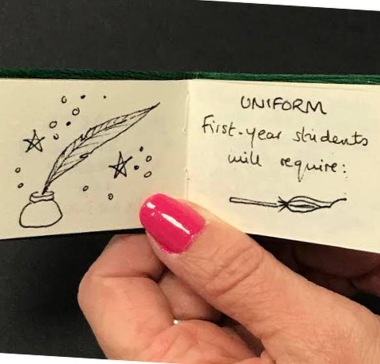 J.K. Rowling miniature manuscript