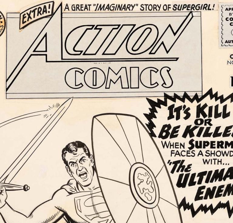 Cover art for Action Comics #329
