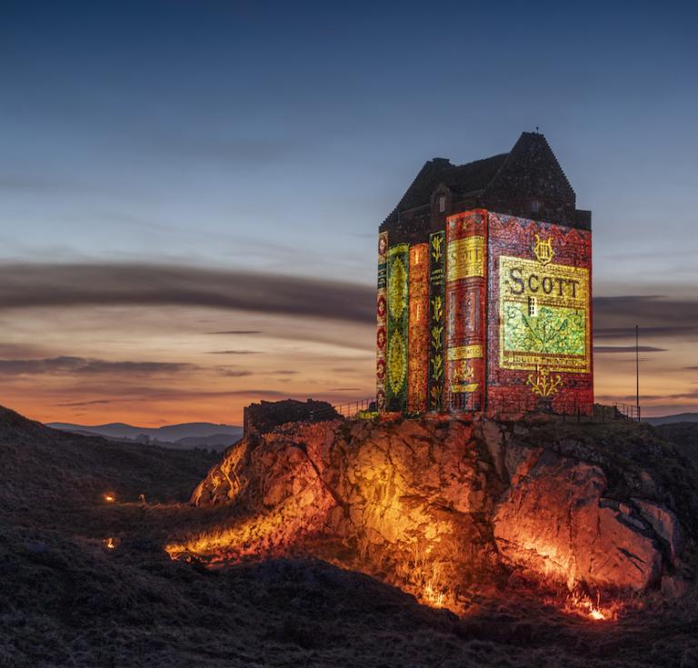 Sir Walter Scott light show