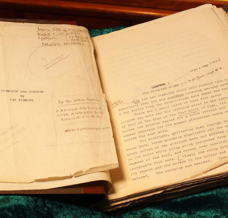 Ian Fleming’s Final Typescript for Diamonds Are Forever