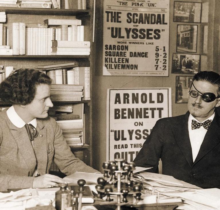 Sylvia Beach and James Joyce