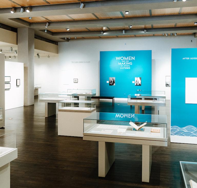 Exhibition on view: Women and the Making of Joyce’s Ulysses at the Ransom Center