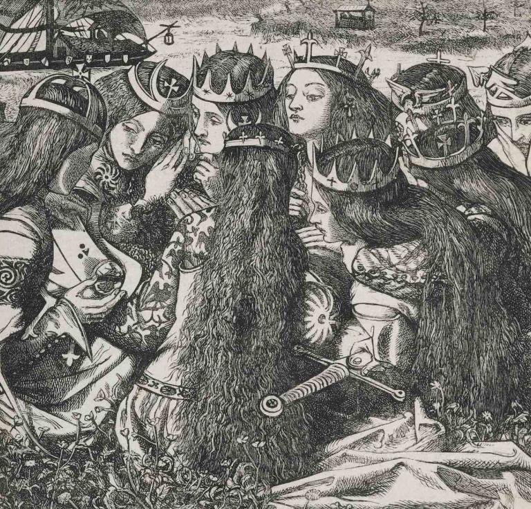 Dalziel after Dante Gabriel Rossetti, The Palace of Art