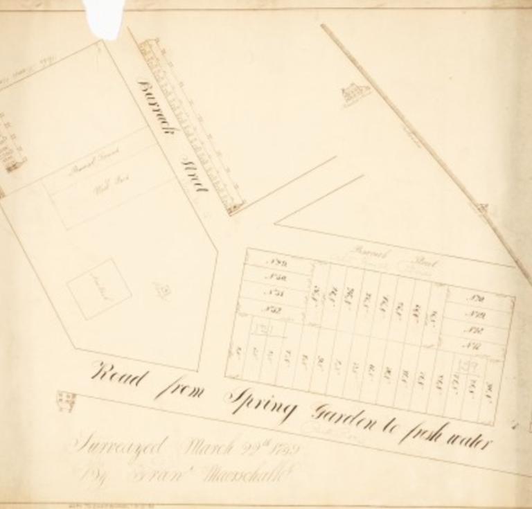 Francis Maerschalk, Barrack Street/Road from Spring Garden to Fresh Water. 