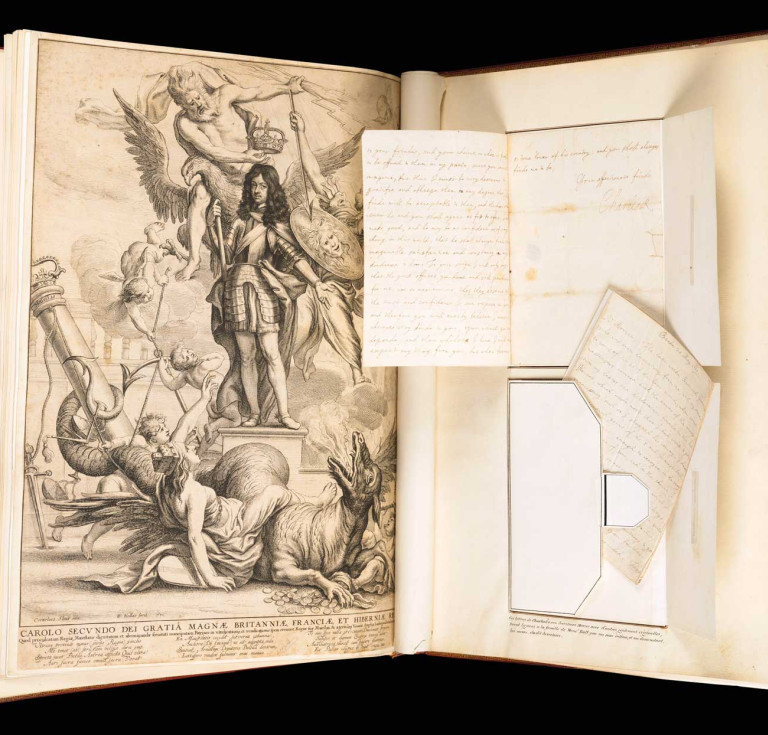 Huntington’s copy of Mémoires du comte de Grammont