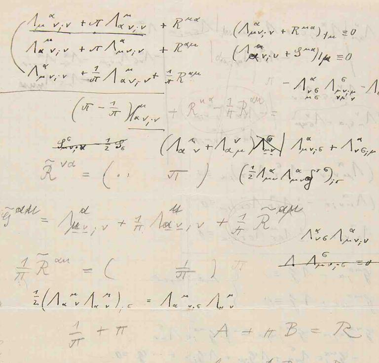 The Einstein manuscript