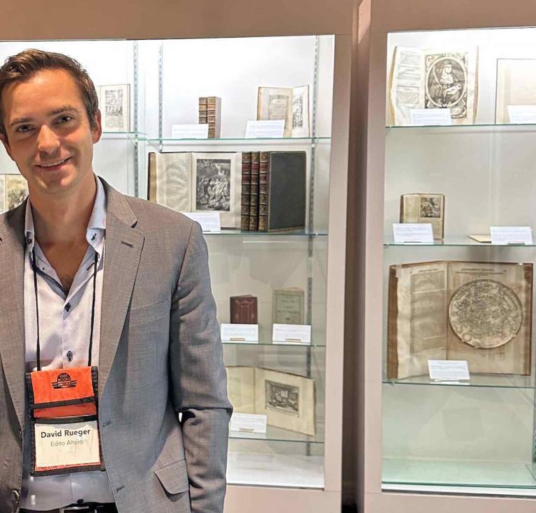 David Rueger at Rare Books LAX Book Fair