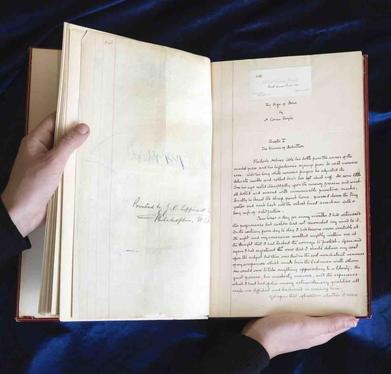 The Sign of Four autograph manuscript