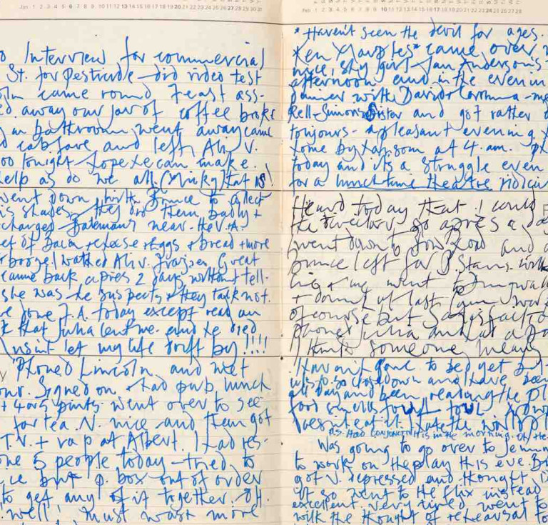 Extract from MacKerrell’s diaries