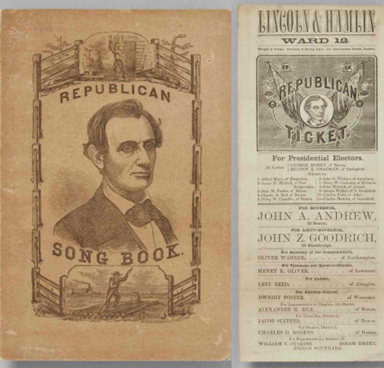 Republican Song Book. New York: Thayer & Eldridge, 1860. Courtesy of David M. Rubenstein.