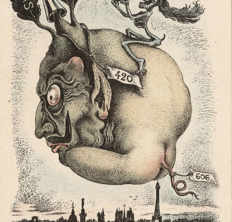 The turnip the Prussians want to plant in Paris, Alberto Martini (1876-1954)