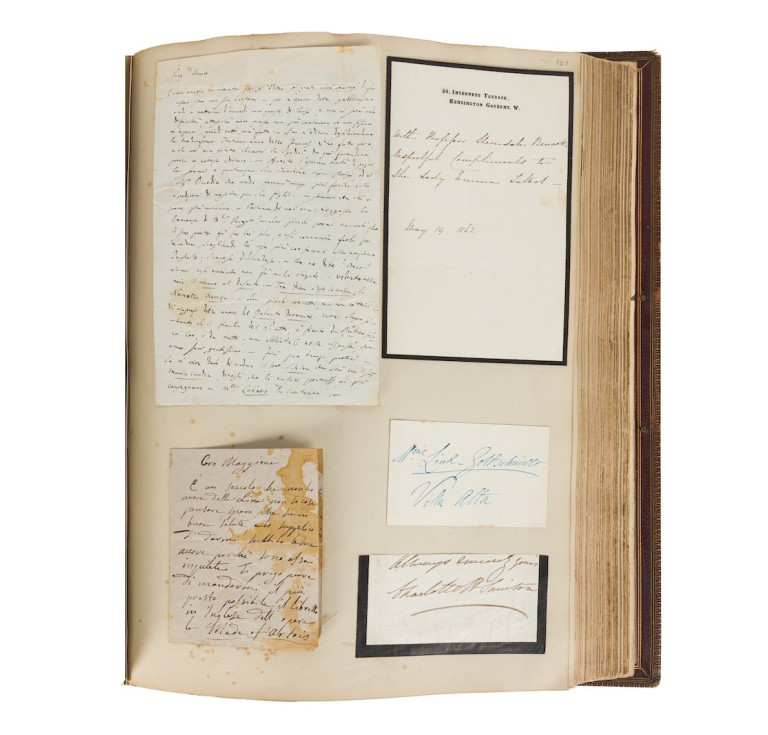 Lord Stanley’s autograph album