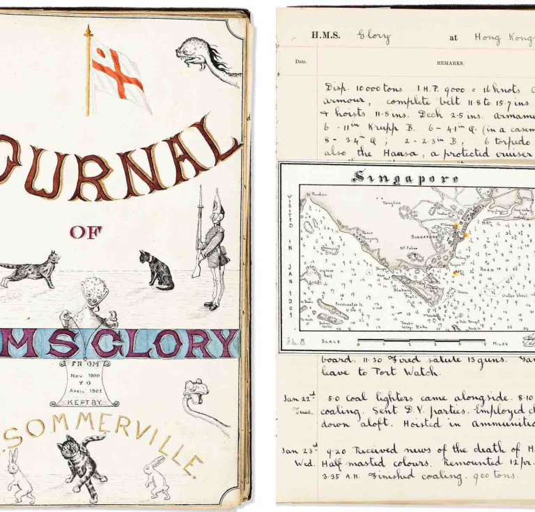 F.A. Somerville, Journal of H.M.S. Glory from Nov. 1900 to April 1902,