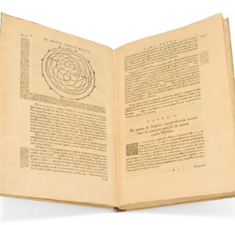 Opening from Johannes Kepler's Astronomia novia (1609).