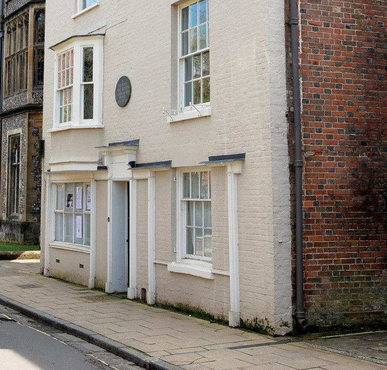 No. 8 College Street in Winchester, England