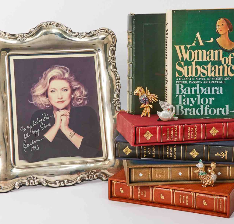 Items from the Barbara Taylor Bradford auction
